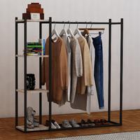 Ayaklı Askı Çok Amaçlı Açık Dolap Metal Gardrop - Model 4 Soho