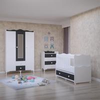 Elegant Bebek Odası Takımı-Gri