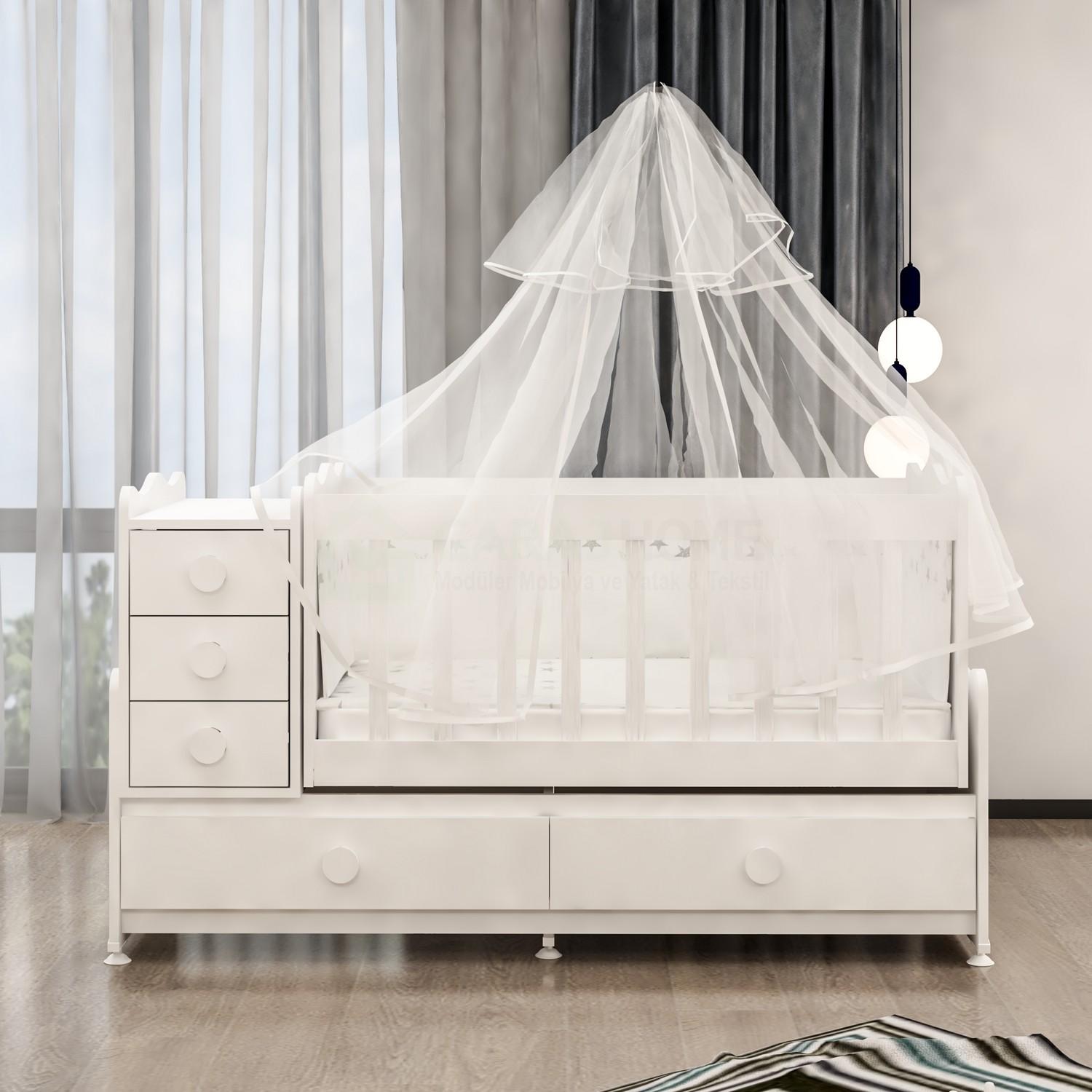 Melina Bebek Odası Takımı Yatak ve Uyku Seti Kombinli