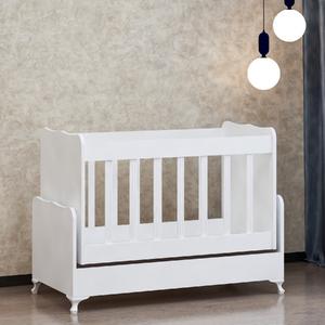 Dora 50x100 Lükens Ayaklı Beşik - Beyaz