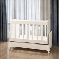 Dora 50x100 Lükens Ayaklı Beşik - Beyaz