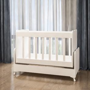 Dora 50x100 Lükens Ayaklı Beşik - Beyaz
