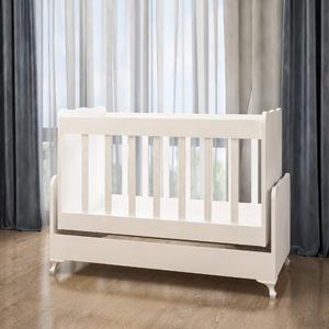 Dora 50x100 Lükens Ayaklı Beşik - Beyaz