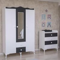 Elegant Bebek Odası Takımı-Gri