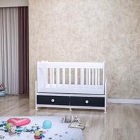 Elegant Mdfli Çıtalı 60x120 Beşik - Gri