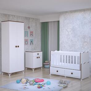 Elegant Yıldız 2 Kapaklı Bebek Odası Takımı-Sümela