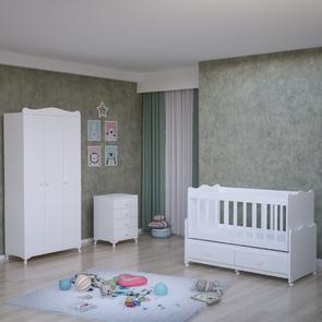 Elegant Yıldız 3 Kapaklı Bebek Odası Takımı 