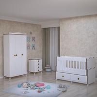 Elegant Yıldız 3 Kapaklı Bebek Odası Takımı-Sümela