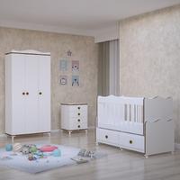 Elegant Yıldız 3 Kapaklı Bebek Odası Takımı-Sümela