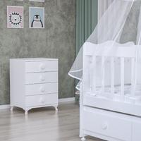 Elegant Yıldız 3 Kapaklı Bebek Odası Takımı - Yatak ve Uyku Seti Kombinli