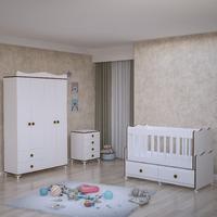 Elegant Yıldız 4 Kapaklı Bebek Odası Takımı-Sümela
