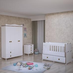 Elegant Yıldız 4 Kapaklı Bebek Odası Takımı-Sümela