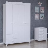 Elegant Yıldız 4 Kapaklı Bebek Odası Takımı - Yatak ve Uyku Seti Kombinli