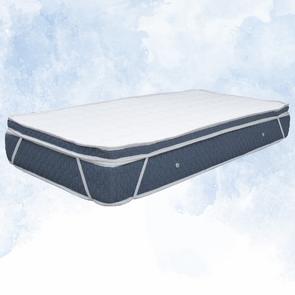 Full Ortapedik ve Yatak Koruyucu Yatak Pedi Mavi -150X200