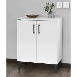 Garaj Home 4 Raflı Ayakkabılık Çok Amaçlı Dolap Beyaz