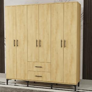 Garaj Home 6 Kapaklı 2 Çekmeceli Dolap - Meşe