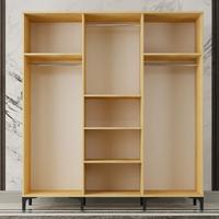 Garaj Home 6 Kapaklı Dolap - Meşe