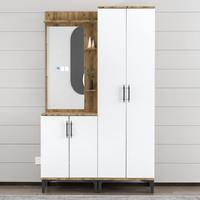 Garaj Home Aynalı Raflı Ayakkabılık - Atlas