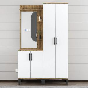 Garaj Home Aynalı Raflı Ayakkabılık - Atlas