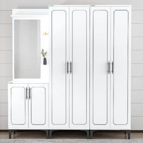 Garaj Home Aynalı Raflı Vestiyer