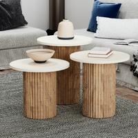 Garaj Home Bohem 3lü Zigon Sehpa - Amalfi Aytaşı