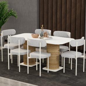 Garaj Home Bohem 80x160 Yemek Masası Takımı - Amalfi Aytaşı