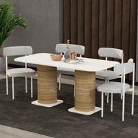 Garaj Home Bohem 80x160 Yemek Masası Takımı - Amalfi Aytaşı