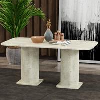 Garaj Home Bohem 80x160 Yemek Masası - Traverten