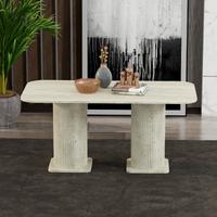 Garaj Home Bohem 80x160 Yemek Masası - Traverten