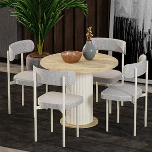 Garaj Home Bohem Yemek Masası Takımı - Aytaşı Meşe