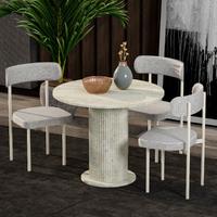 Garaj Home Bohem Yemek Masası Takımı - Traverten