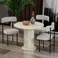 Garaj Home Bohem Yemek Masası Takımı - Traverten