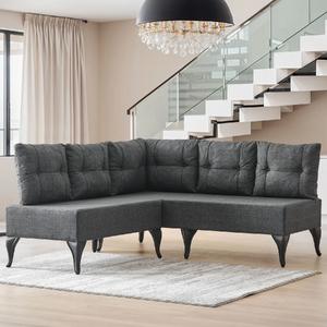 Garaj Home Lavin Köşe Takımı - Antrasit