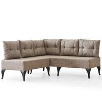 Garaj Home Lavin Köşe Takımı - Krem