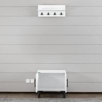 Garaj Home Modern Aynalı Raflı Ayakkabılık Vestiyer