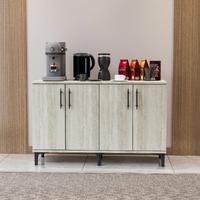 Garaj Home Nehir Çok Amaçlı Dolap Kahve Köşesi - Traverten