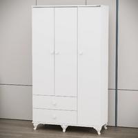 Garaj Home Yaren 3 Kapaklı Dolap - Beyaz