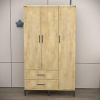 Garaj Home Yaren 3 Kapaklı Dolap - Meşe