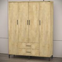 Garaj Home Yaren 4 Kapaklı Dolap - Meşe