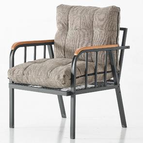 Garaj Home Zümrüt Bahçe Balkon Seti Tekli Sandalye - Kapuçino