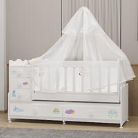 Melina Yıldız 2 Kapaklı Bebek Odası + Yatak + Uyku Seti - Uykucu