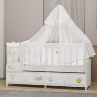 Melina Yıldız 4 Kapaklı Bebek Odası + Yatak + Uyku Seti - Ayıcık