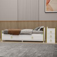 Melina Yıldız 4 Kapaklı Bebek Odası + Yatak + Uyku Seti - Gold
