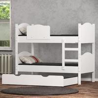 Nefes Yavrulu Merdivenli Ayrılabilen Ranza 90x190cm