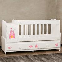 Pırlanta Prenses Uzayan Dolaplı Beşik