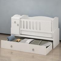 Tuana Beyaz Avangart Bebek Odası Takımı - Yatak ve Uyku Seti Kombinli