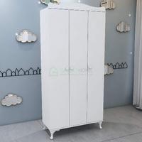 Yıldız 3 Kapaklı Dolap - Beyaz