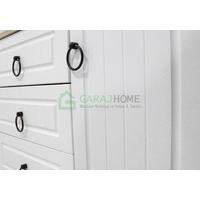 Defne Beyaz Membran Country Asansörlü Bebek Odası Takımı