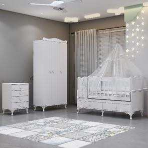 Alya Yıldız 3 Avangart Bebek Odası Takımı - Yatak ve Uyku Seti Kombinli