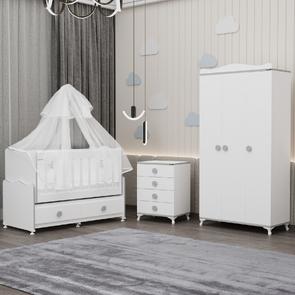 Elegant Yıldız 3 Bebek Odası Takımı Yatak Uykuseti - Gri